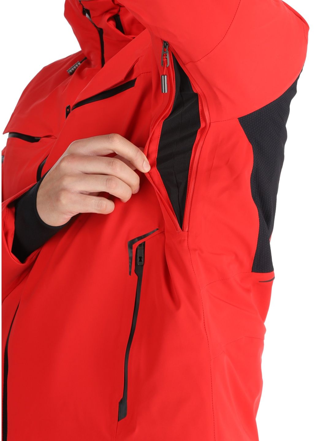 Spyder, Monterosa chaqueta de esquí hombres Spyder Red rojo 