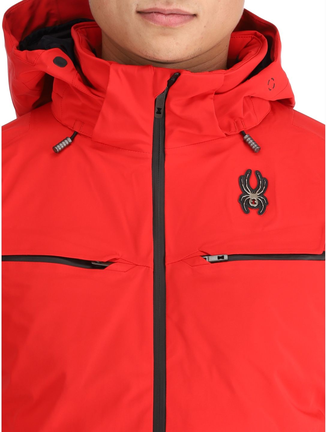 Spyder, Monterosa chaqueta de esquí hombres Spyder Red rojo 