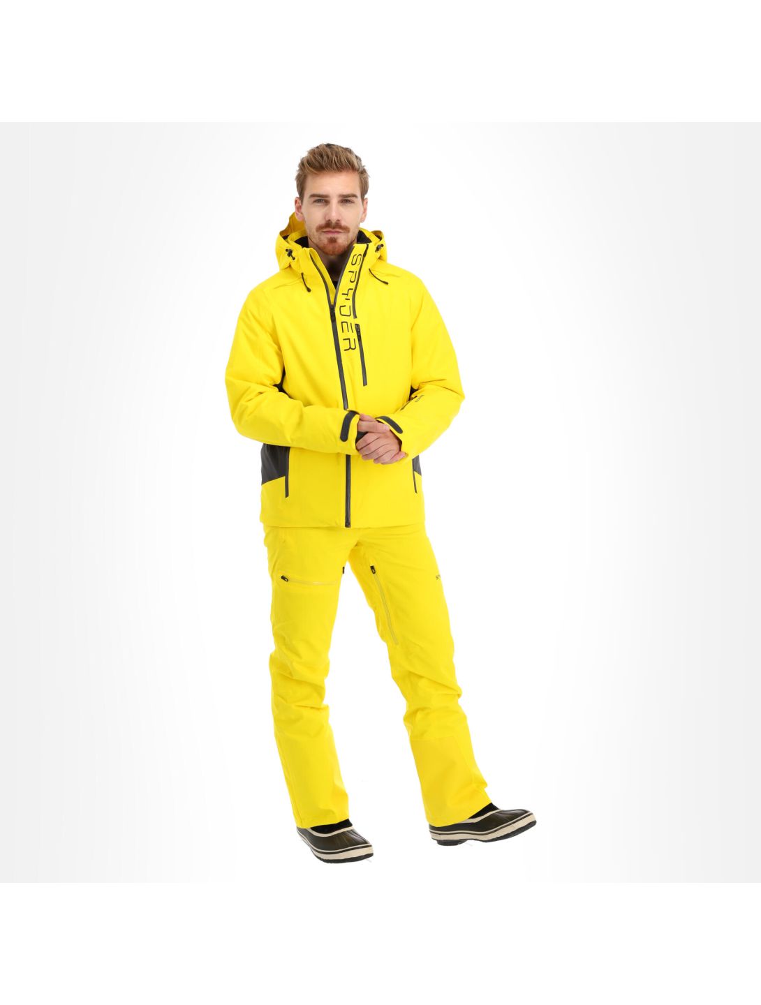 Spyder, Orbiter GTX chaqueta de esquí hombres sun amarillo