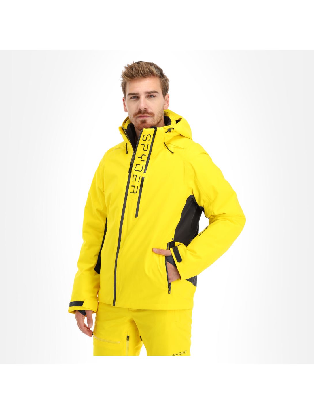 Spyder, Orbiter GTX chaqueta de esquí hombres sun amarillo