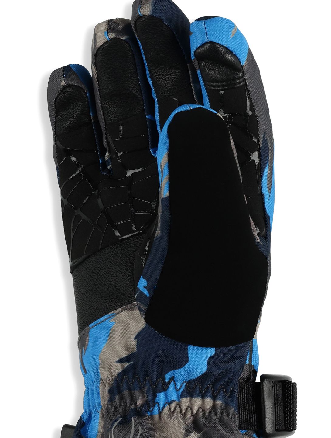 Spyder, Overweb guantes de esquí niños Camouflage Aether Blue azul 