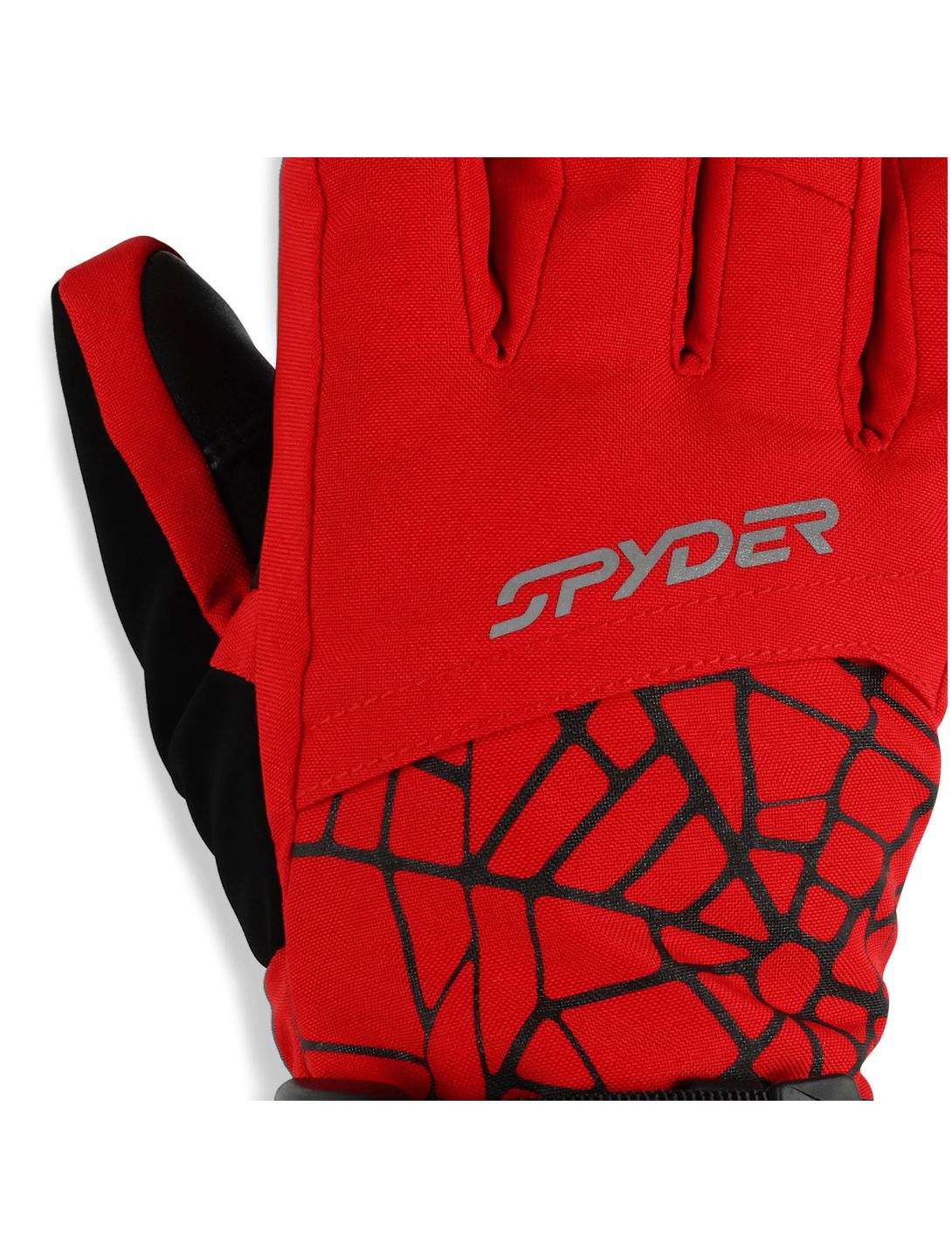 Spyder, Overweb guantes de esquí niños Spyder Red rojo 