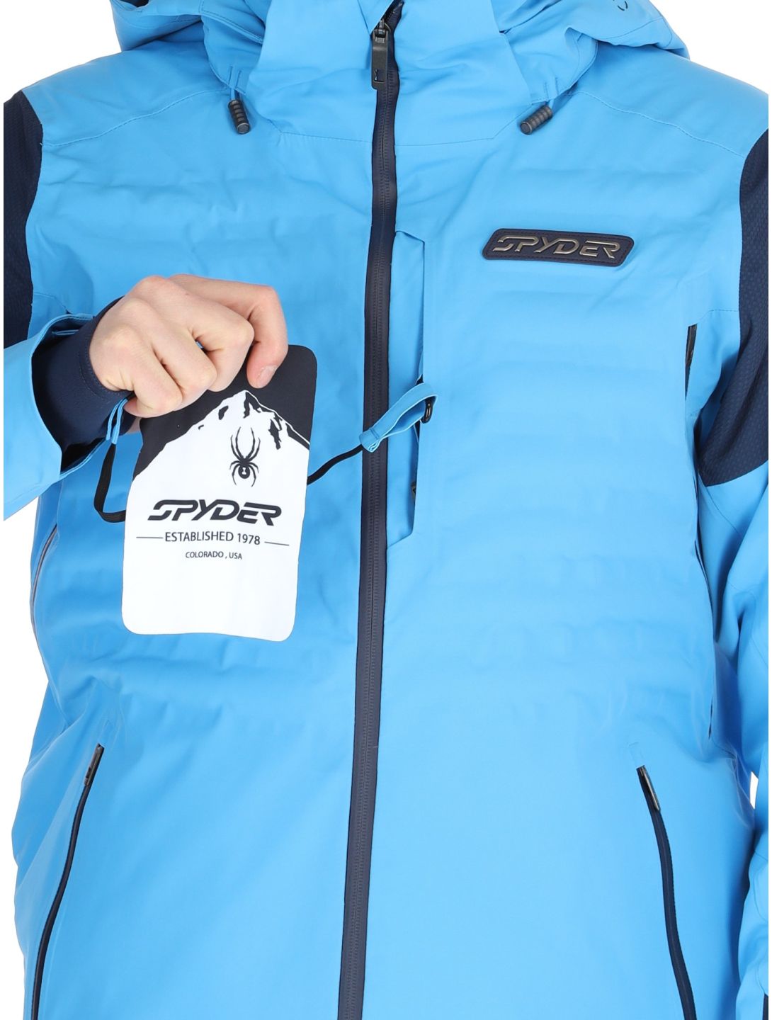 Spyder, Pinnacle chaqueta de esquí hombres Aether Blue azul 