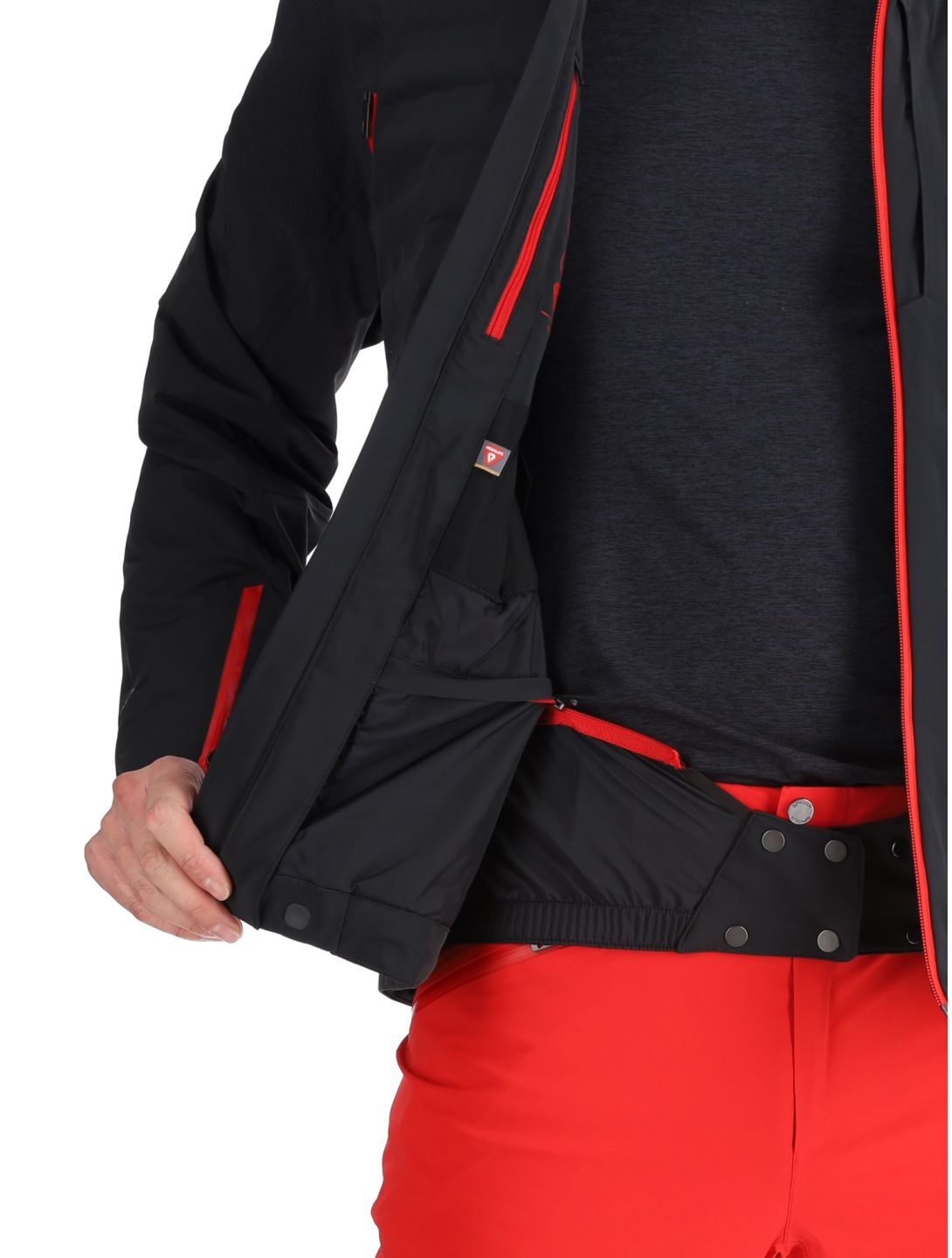 Spyder, Pinnacle chaqueta de esquí hombres Black negro 