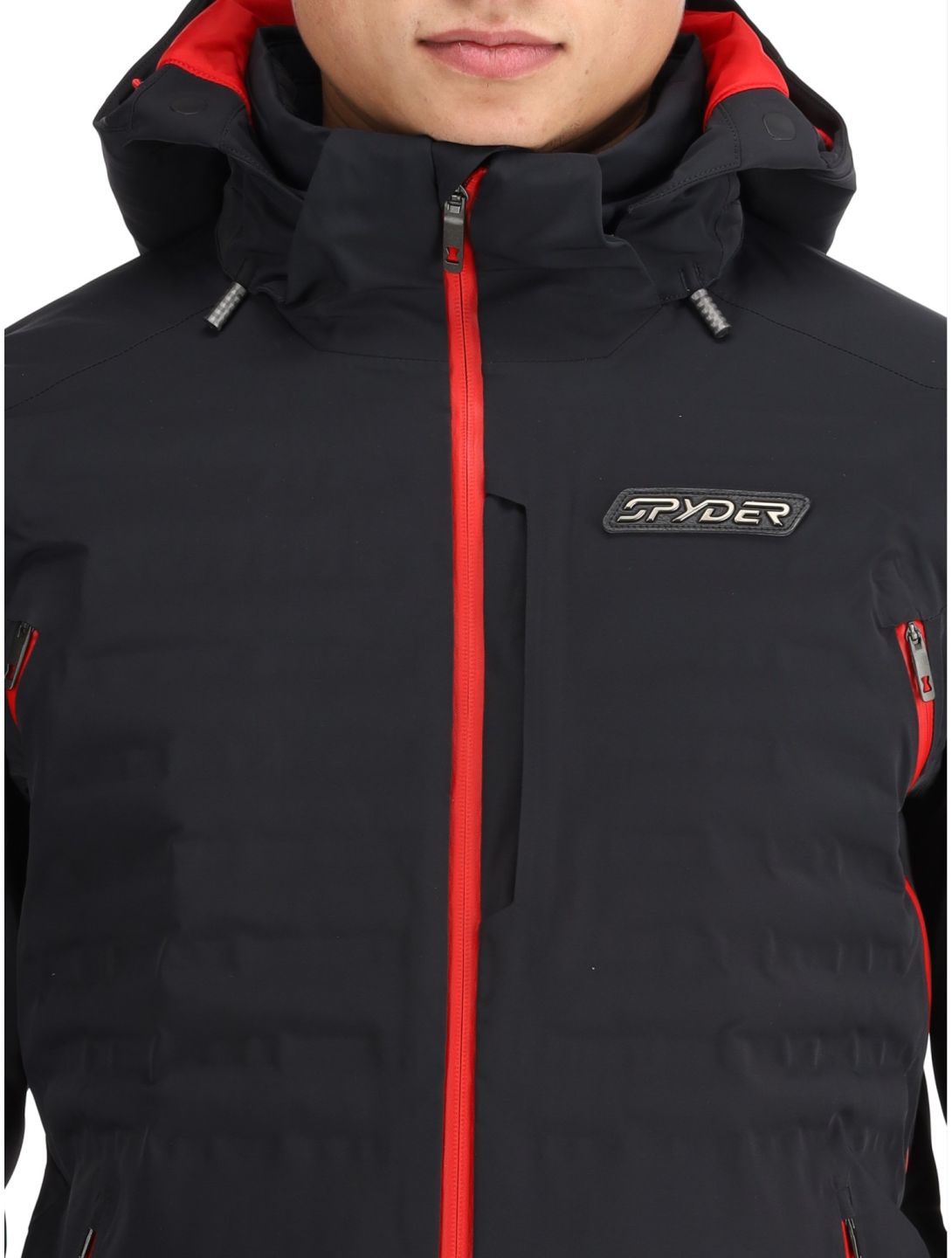 Spyder, Pinnacle chaqueta de esquí hombres Black negro 