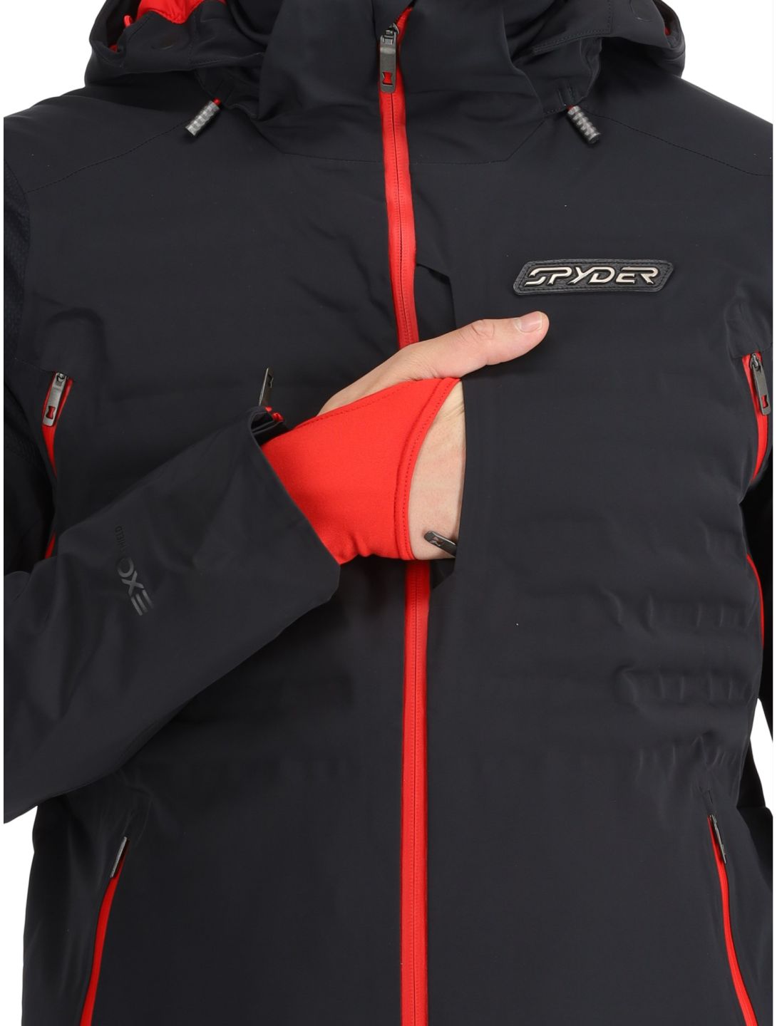 Spyder, Pinnacle chaqueta de esquí hombres Black negro 