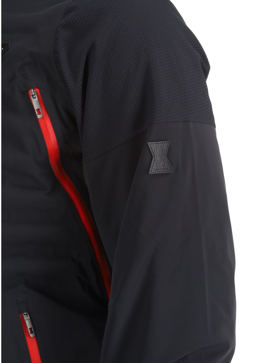 Spyder, Pinnacle chaqueta de esquí hombres Black negro 