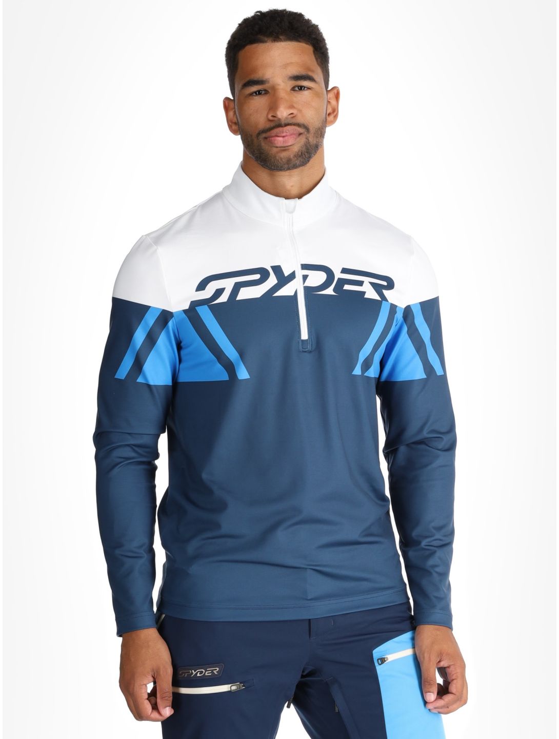 Spyder, Podium 1/2 Zip jersey hombres True Navy azul 