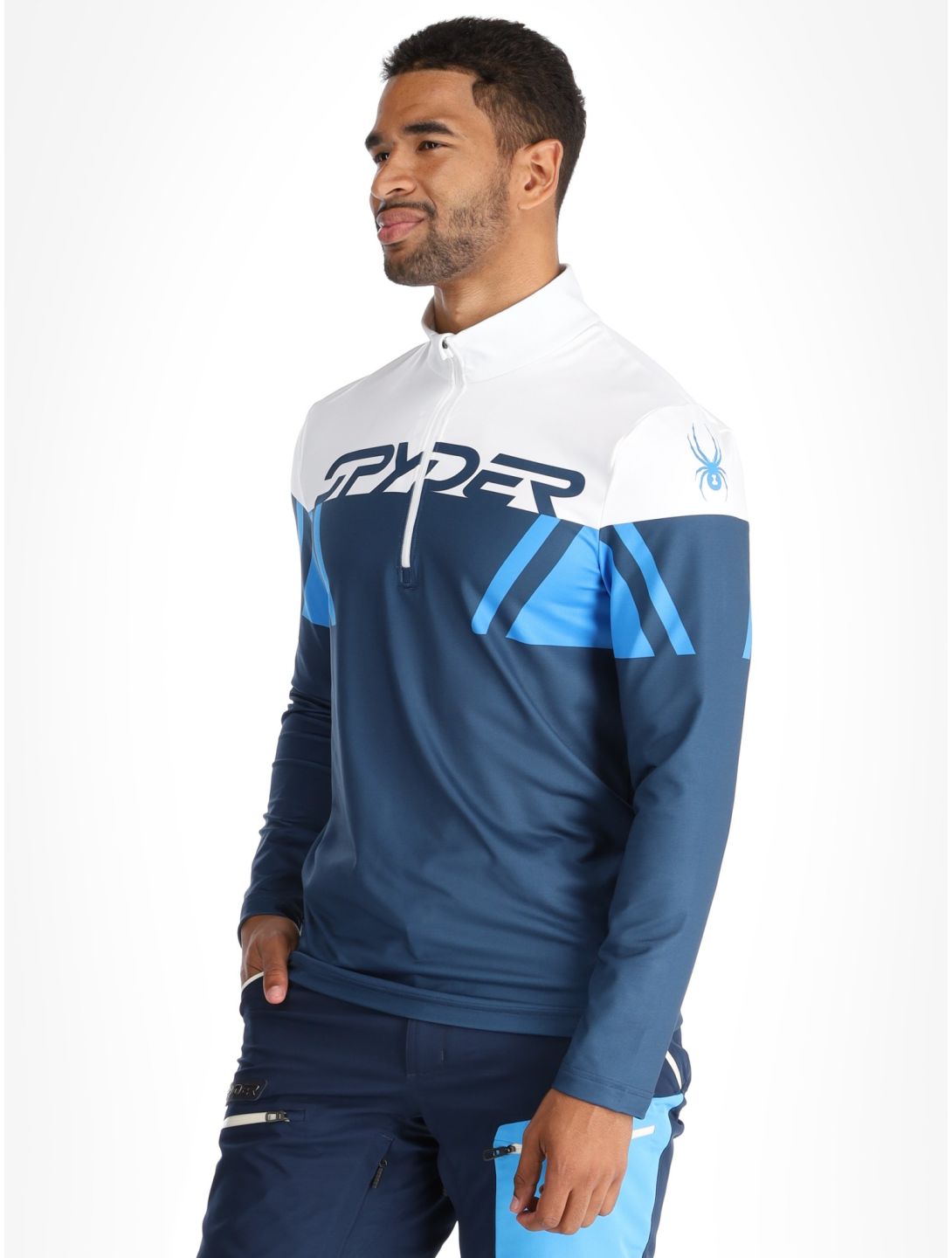 Spyder, Podium 1/2 Zip jersey hombres True Navy azul 