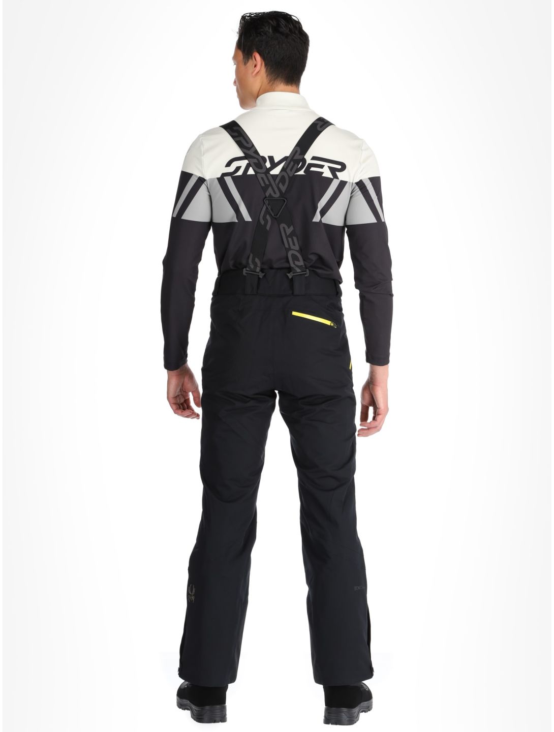 Spyder, Propulsion pantalones de esquí hombres Black negro 