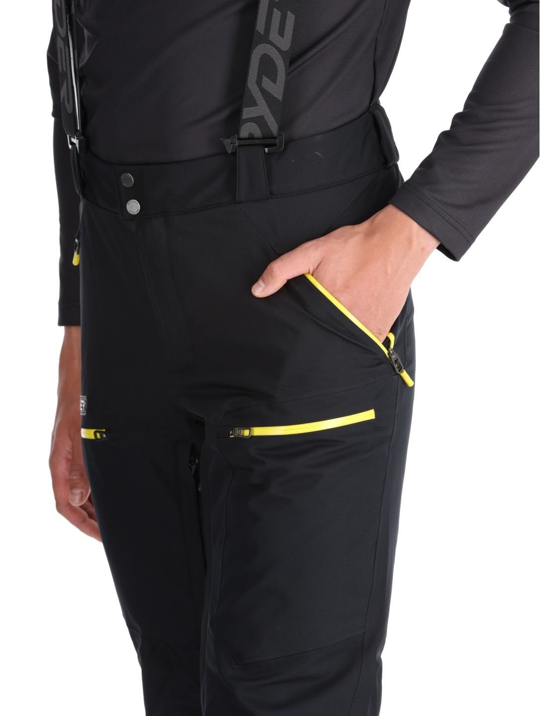 Spyder, Propulsion pantalones de esquí hombres Black negro 