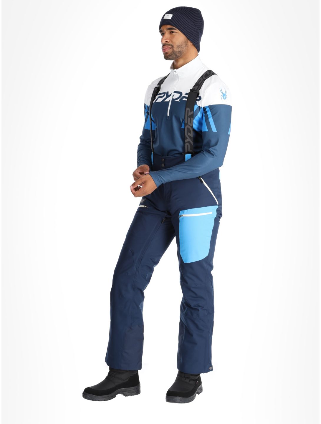 Spyder, Propulsion pantalones de esquí hombres True Navy azul 