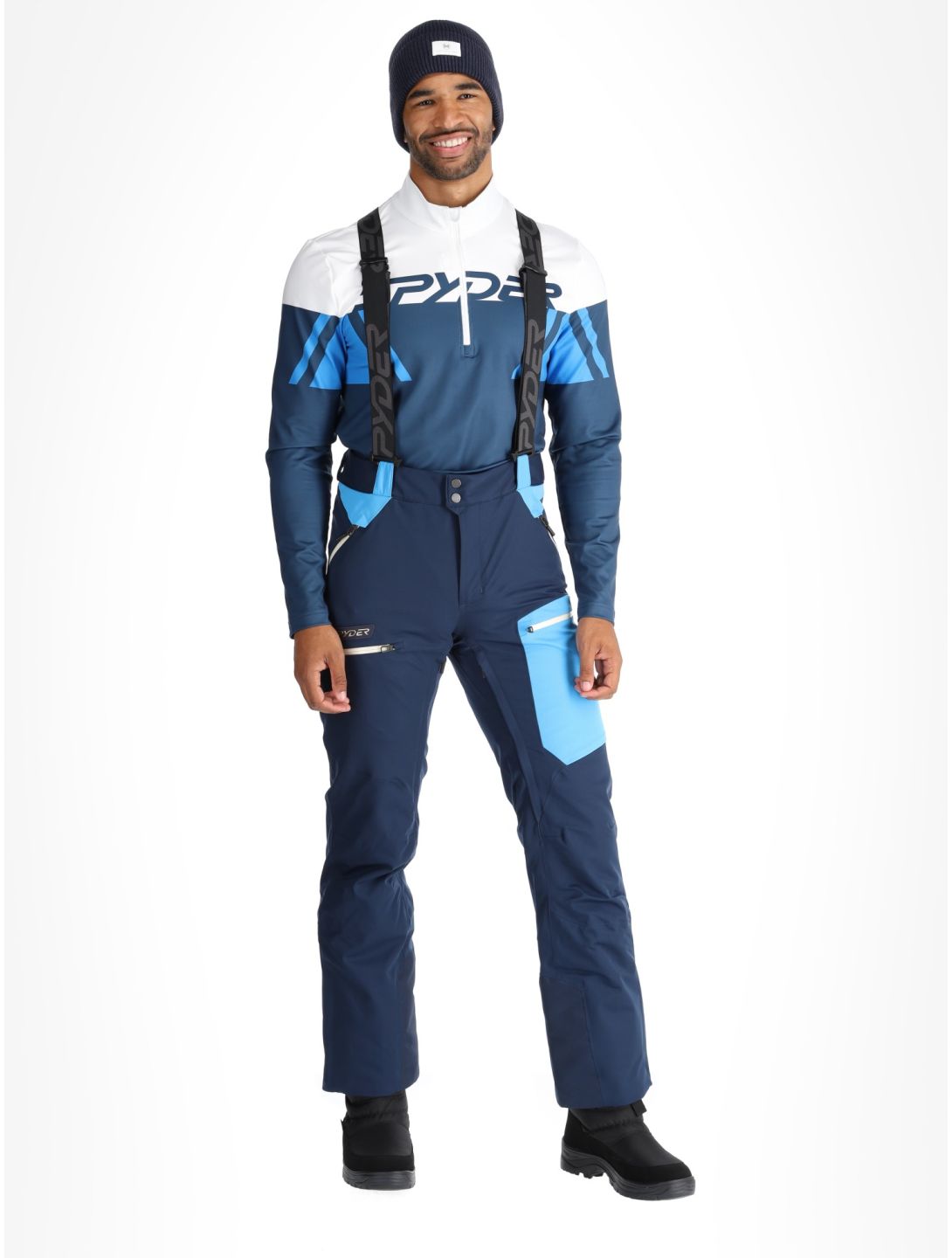 Spyder, Propulsion pantalones de esquí hombres True Navy azul 