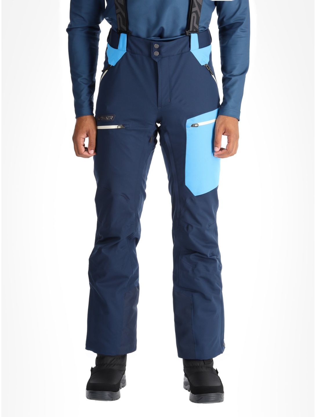 Spyder, Propulsion pantalones de esquí hombres True Navy azul 