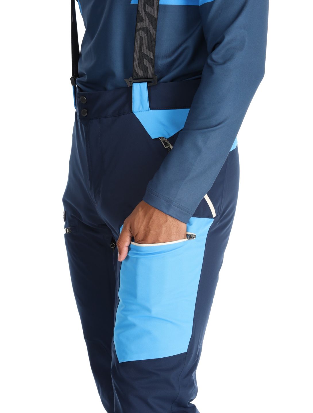 Spyder, Propulsion pantalones de esquí hombres True Navy azul 