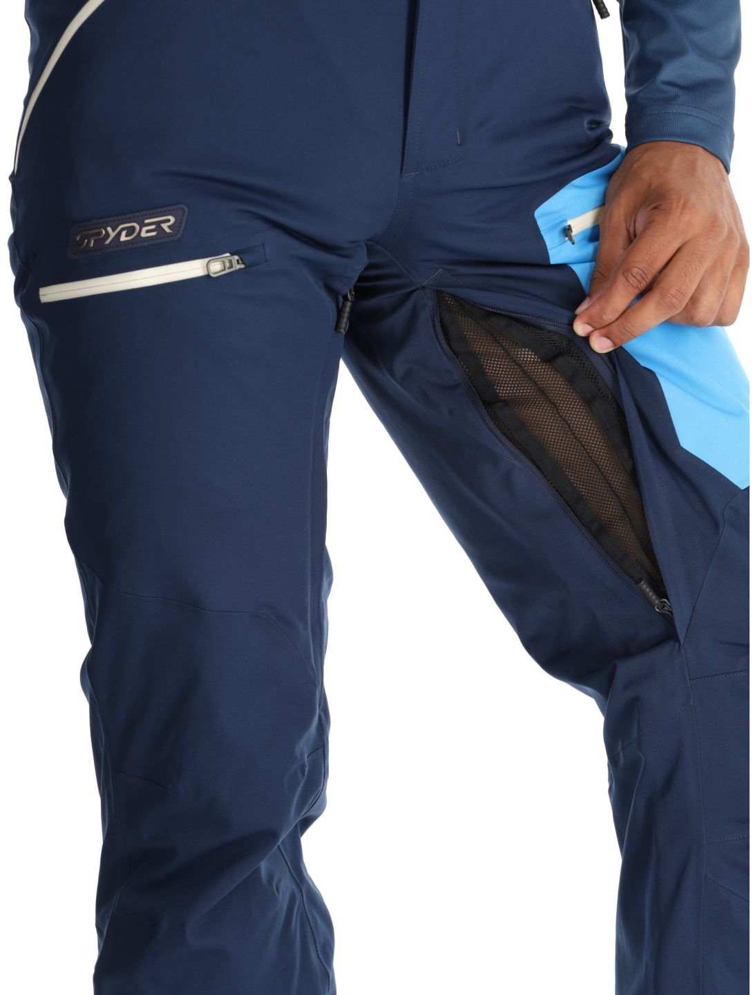 Spyder, Propulsion pantalones de esquí hombres True Navy azul 