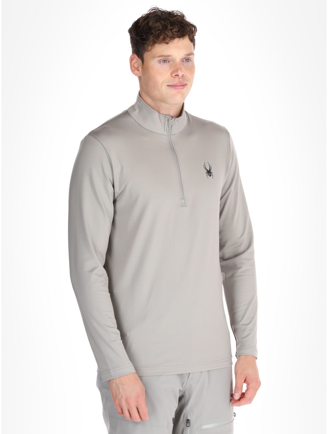 Spyder, Prospect 1/2 Zip jersey hombres Concrete gris 