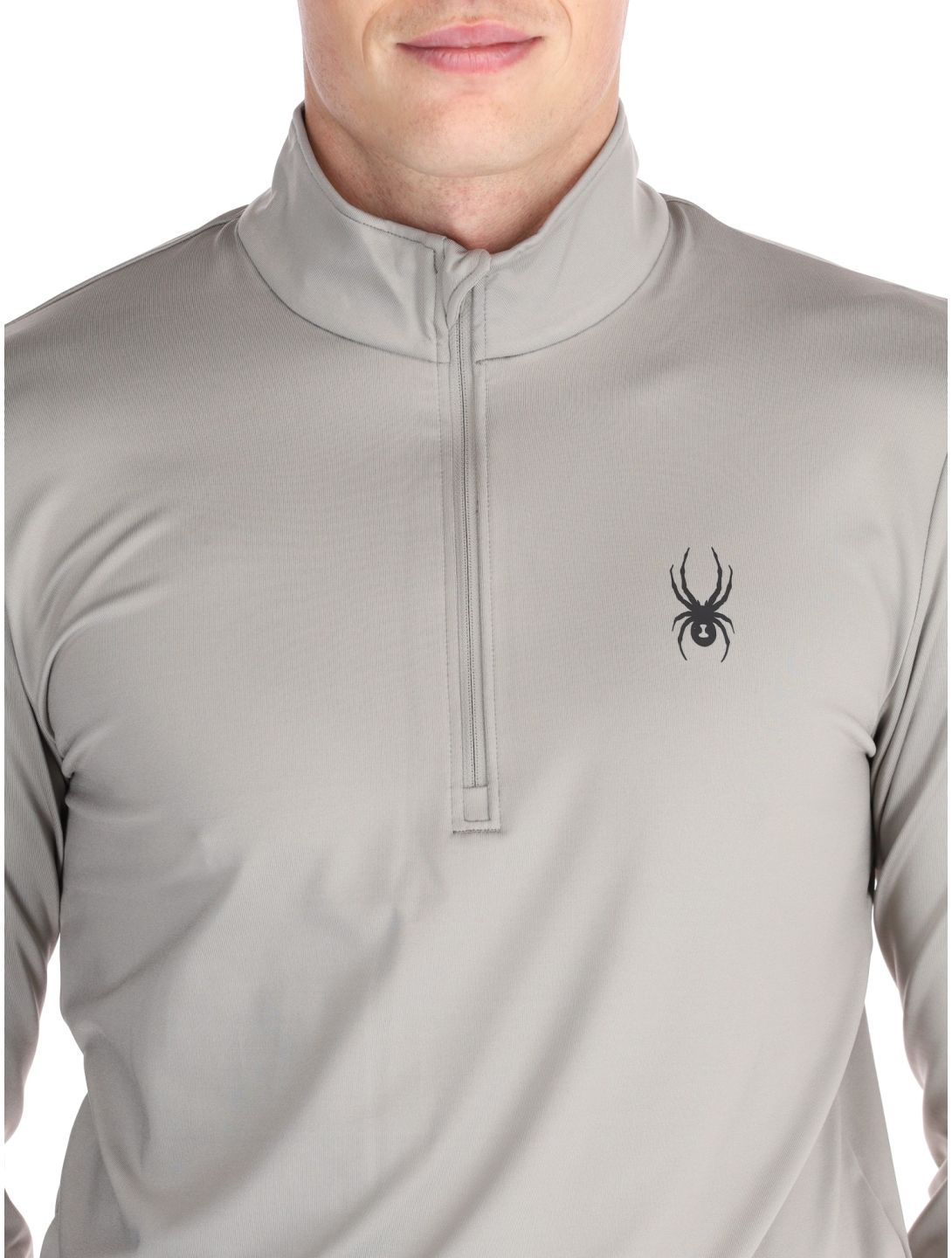 Spyder, Prospect 1/2 Zip jersey hombres Concrete gris 