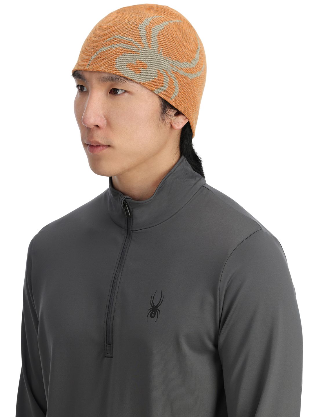 Spyder, Reversible Innsbruck gorro hombres Orange Shock naranja 