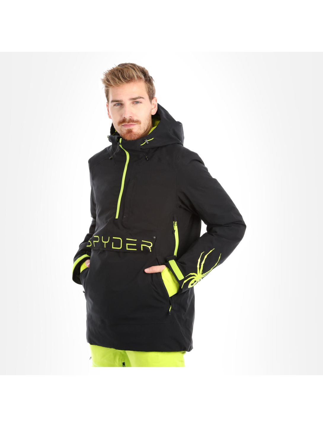 Spyder, Signal GTX anorak hombres negro 