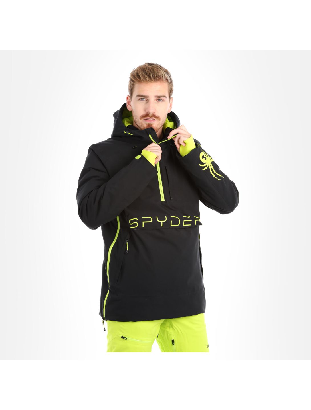 Spyder, Signal GTX anorak hombres negro 