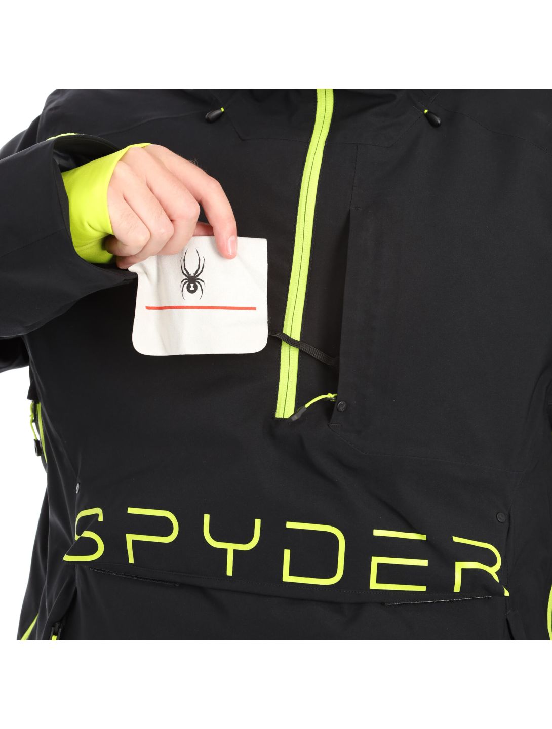 Spyder, Signal GTX anorak hombres negro 