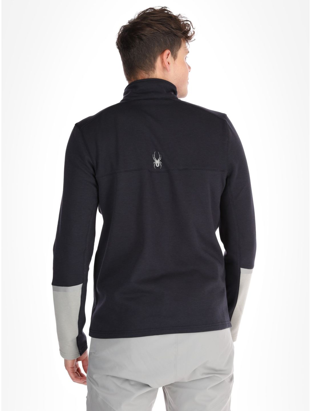 Spyder, Speed Fleece 1/2 Zip jersey hombres Black negro 