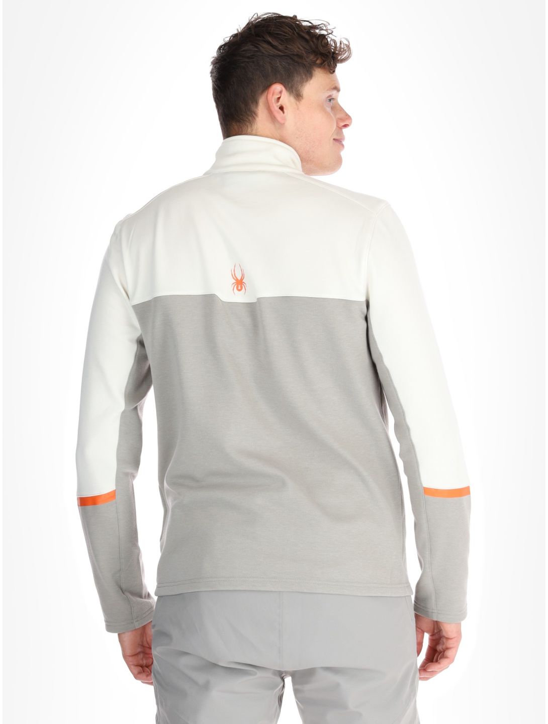 Spyder, Speed Fleece 1/2 Zip jersey hombres Concrete gris 