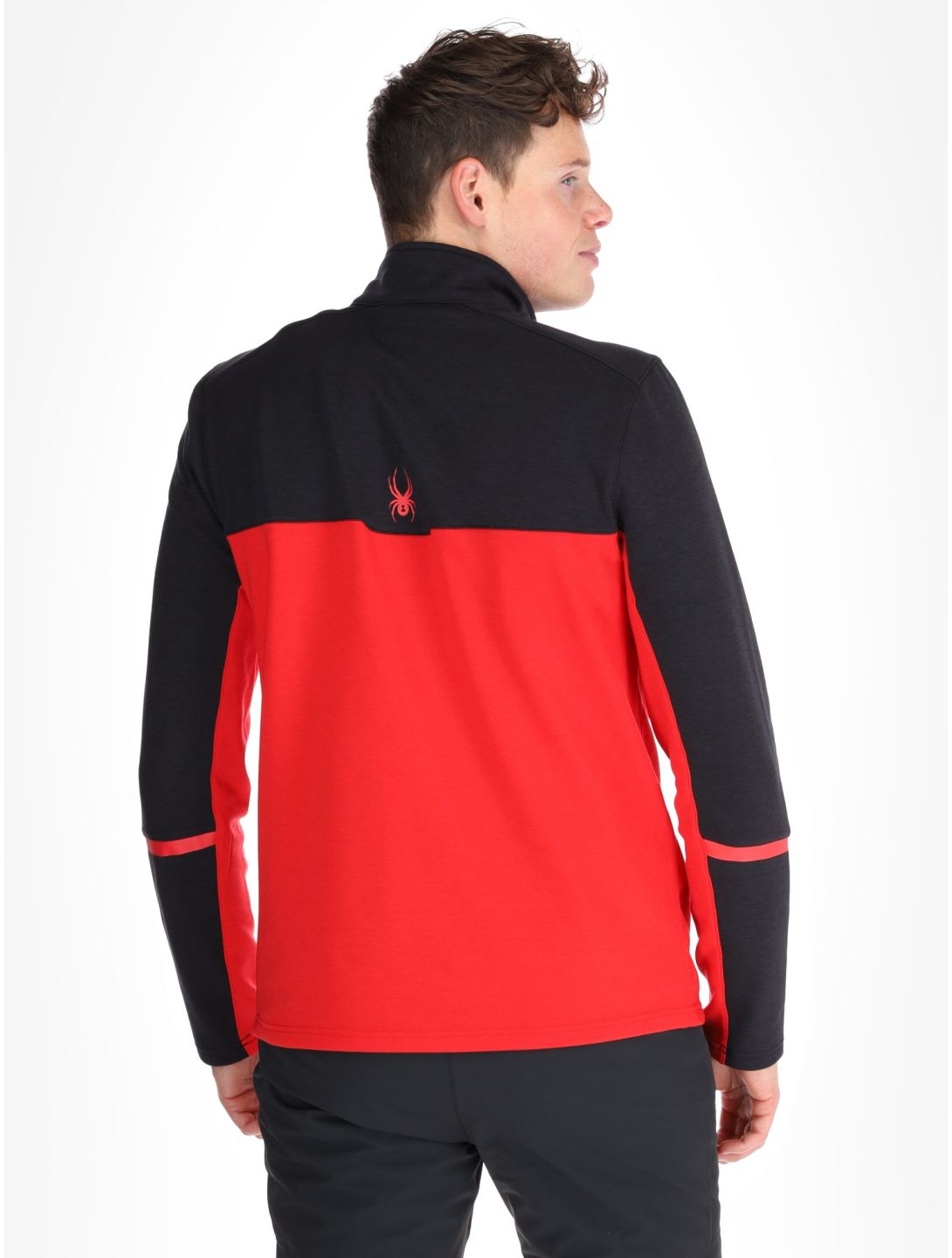 Spyder, Speed Fleece 1/2 Zip jersey hombres Spyder Red rojo 