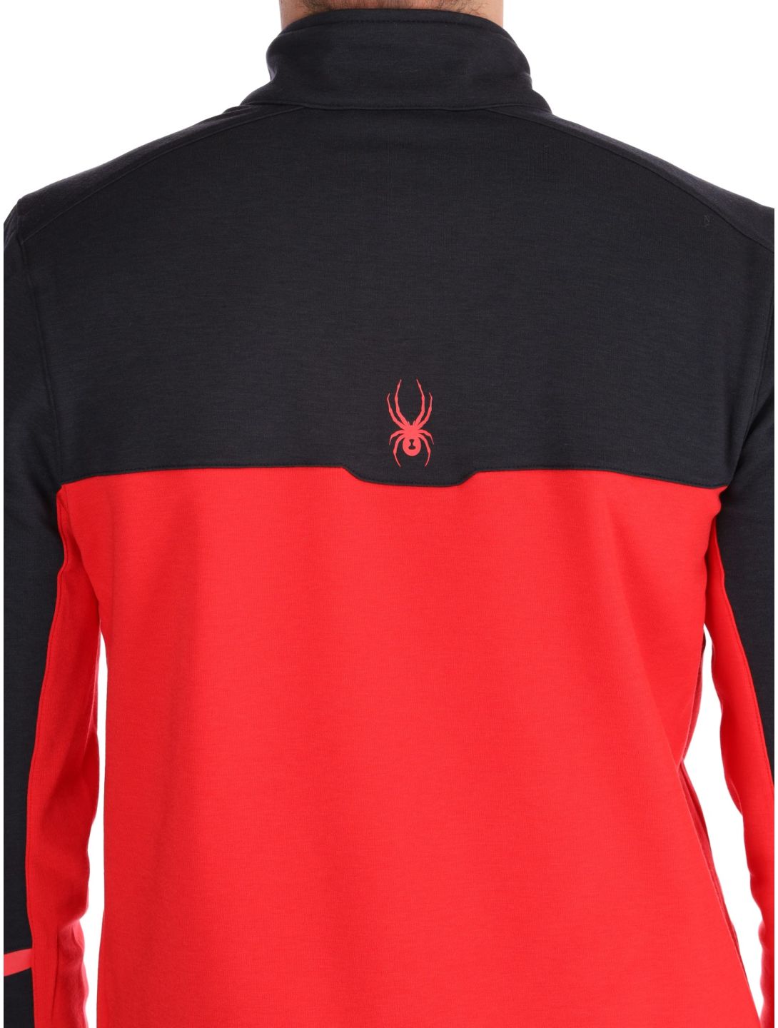 Spyder, Speed Fleece 1/2 Zip jersey hombres Spyder Red rojo 