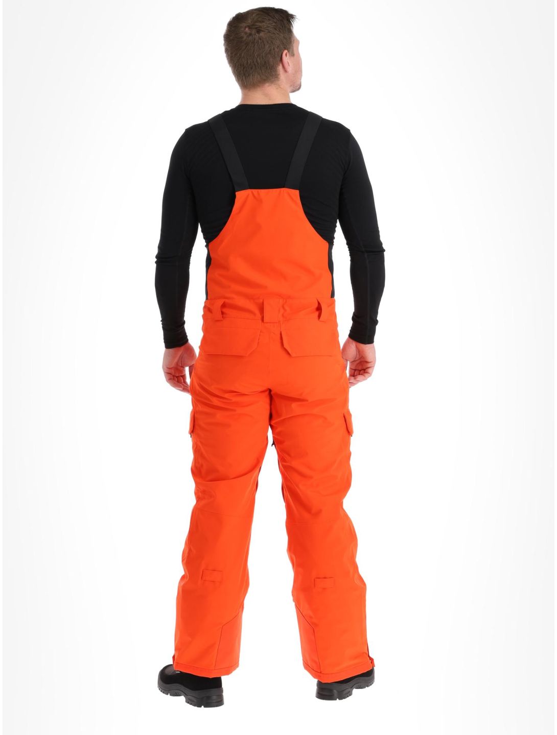 Spyder, Terrain Bib pantalones de esquí hombres Twisted Orange naranja 