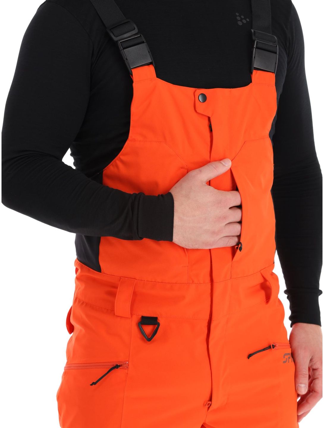 Spyder, Terrain Bib pantalones de esquí hombres Twisted Orange naranja 