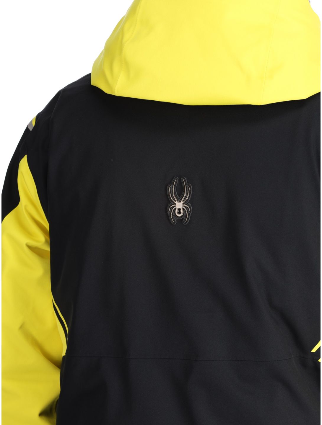 Spyder, Titan chaqueta de esquí hombres Acid Yellow amarillo, negro 