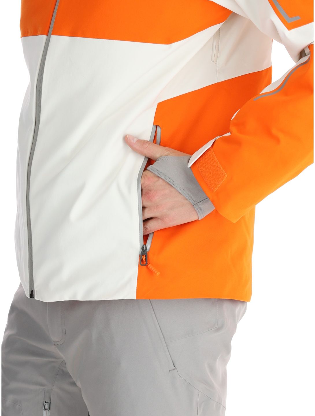 Spyder, Titan chaqueta de esquí hombres Orange Shock beige, naranja 