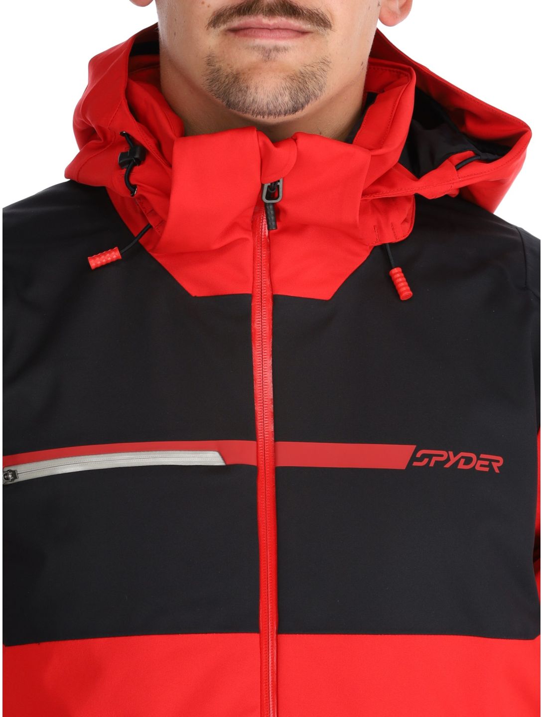 Spyder, Titan chaqueta de esquí hombres Spyder Red negro, rojo 