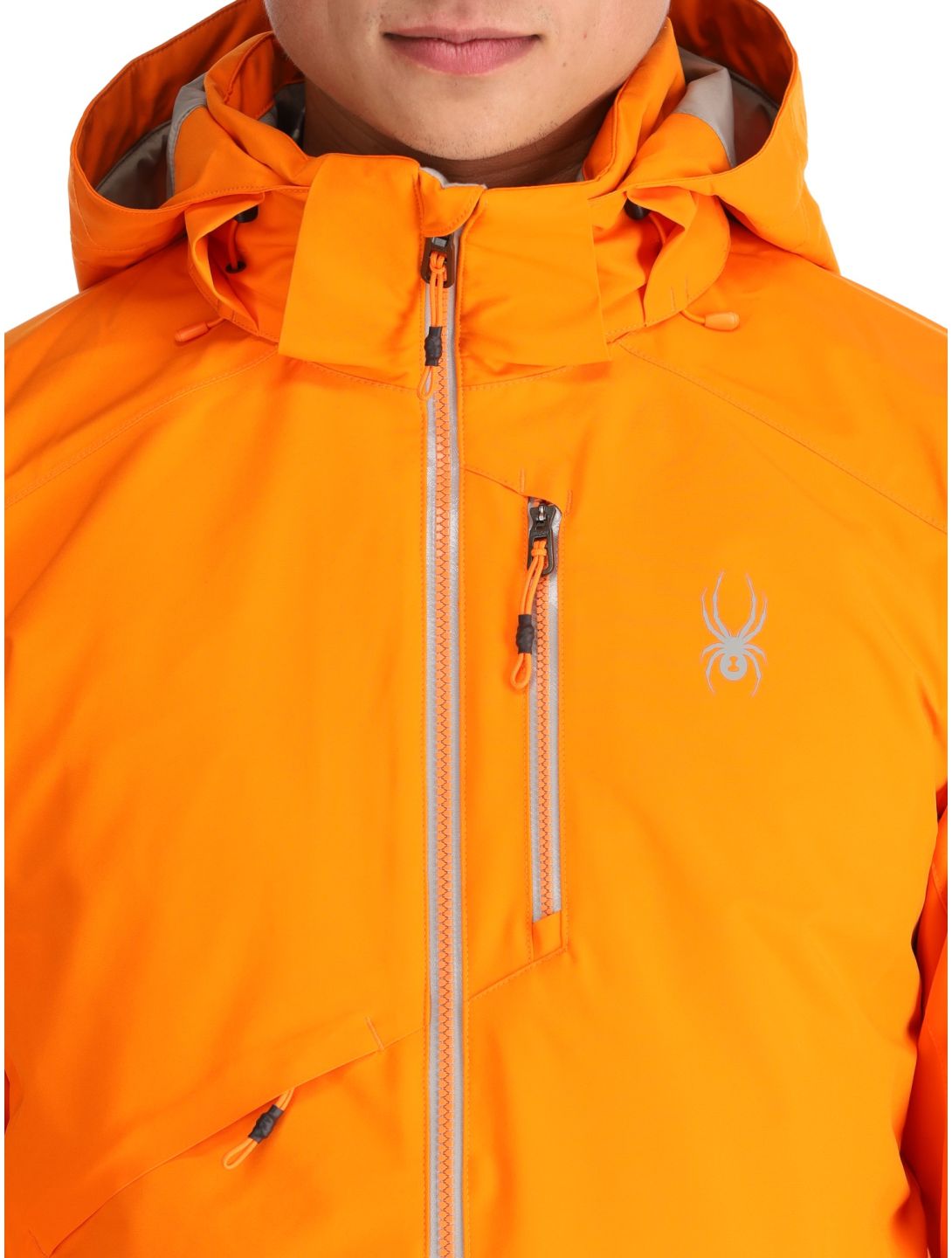 Spyder, Tripoint chaqueta de esquí hombres Orange Shock negro 