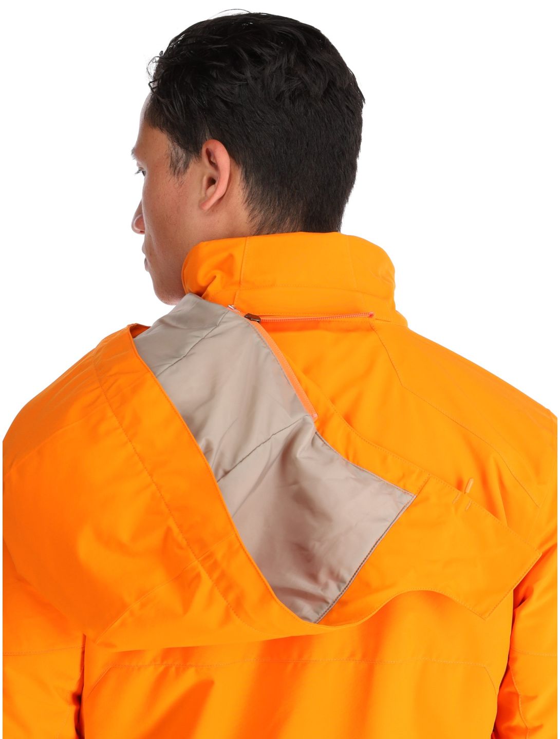 Spyder, Tripoint chaqueta de esquí hombres Orange Shock negro 