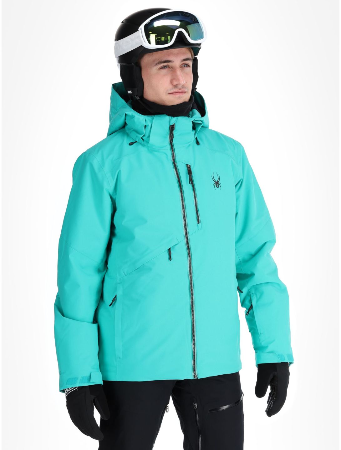 Spyder, Tripoint chaqueta de esquí hombres Teal Green verde 