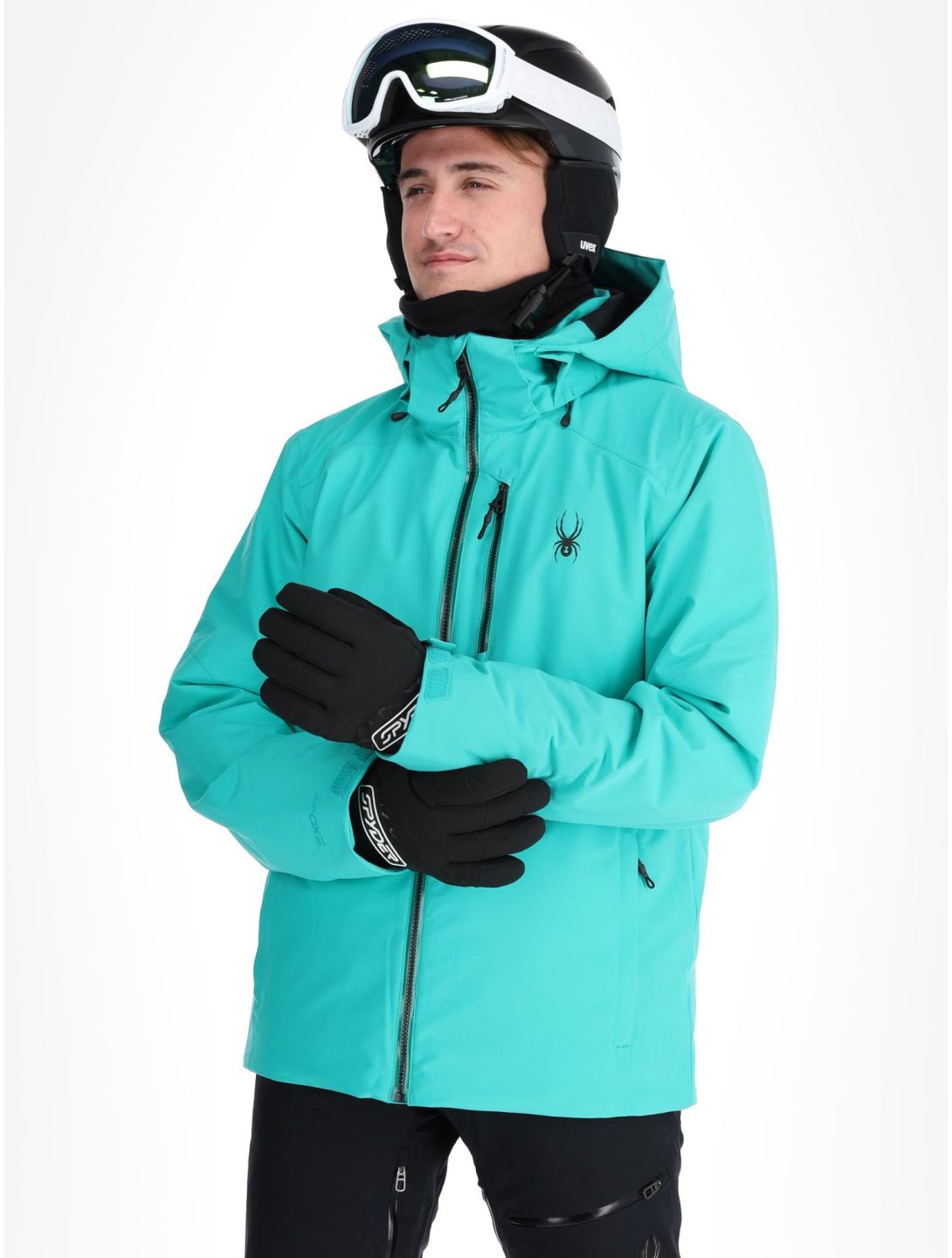 Spyder, Tripoint chaqueta de esquí hombres Teal Green verde 