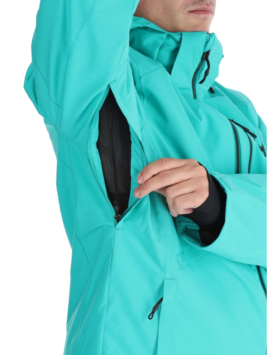 Spyder, Tripoint chaqueta de esquí hombres Teal Green verde 