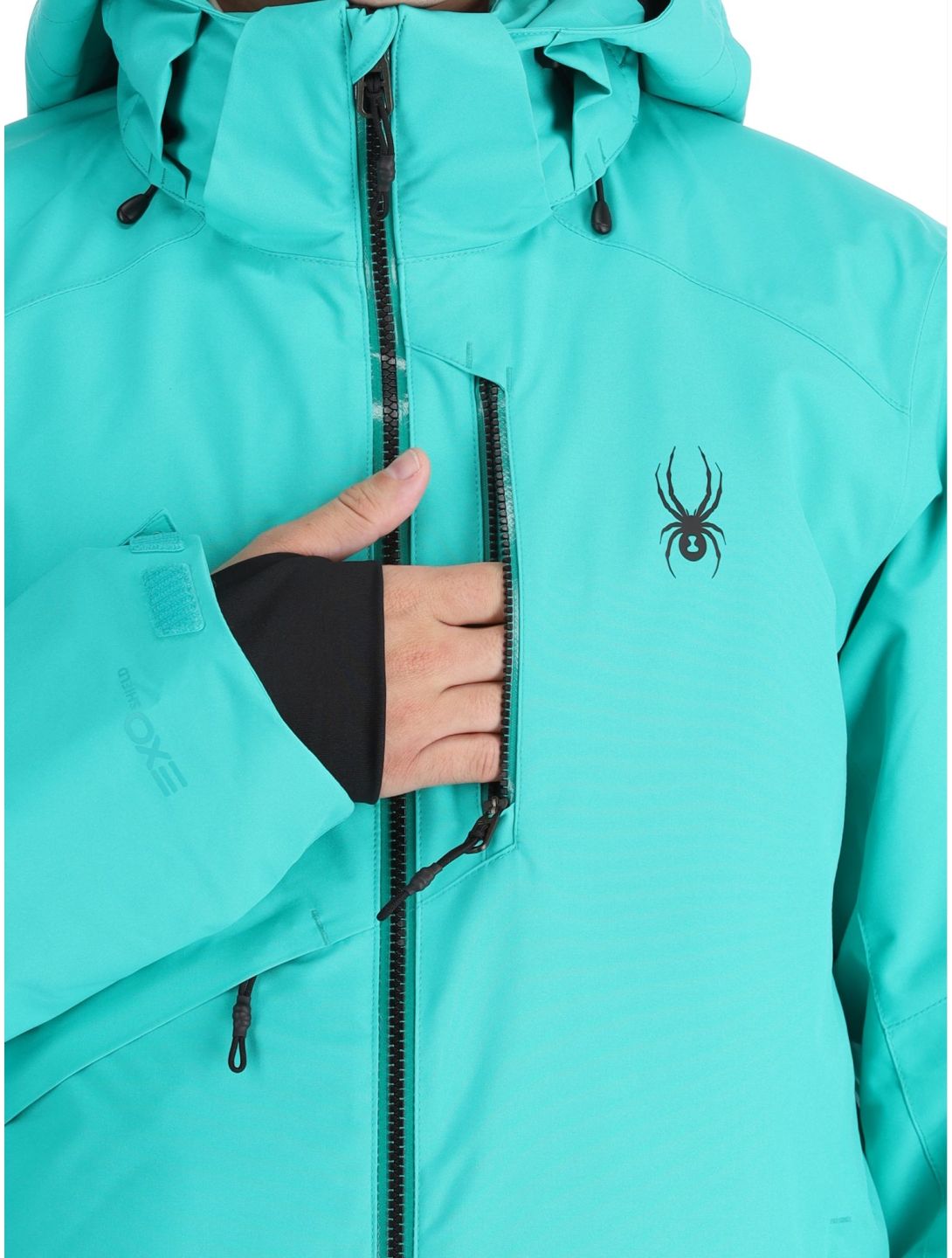 Spyder, Tripoint chaqueta de esquí hombres Teal Green verde 