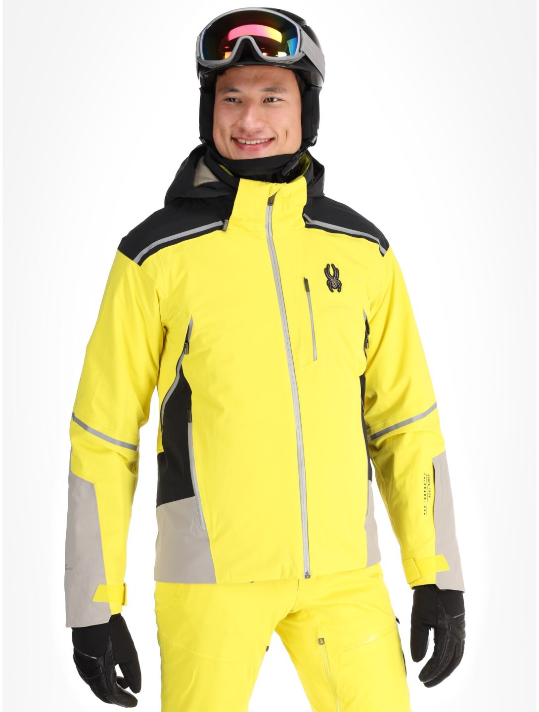 Spyder, Vanqysh chaqueta de esquí hombres Acid Yellow amarillo 