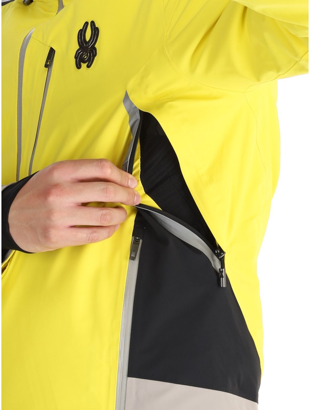 Spyder, Vanqysh chaqueta de esquí hombres Acid Yellow amarillo 