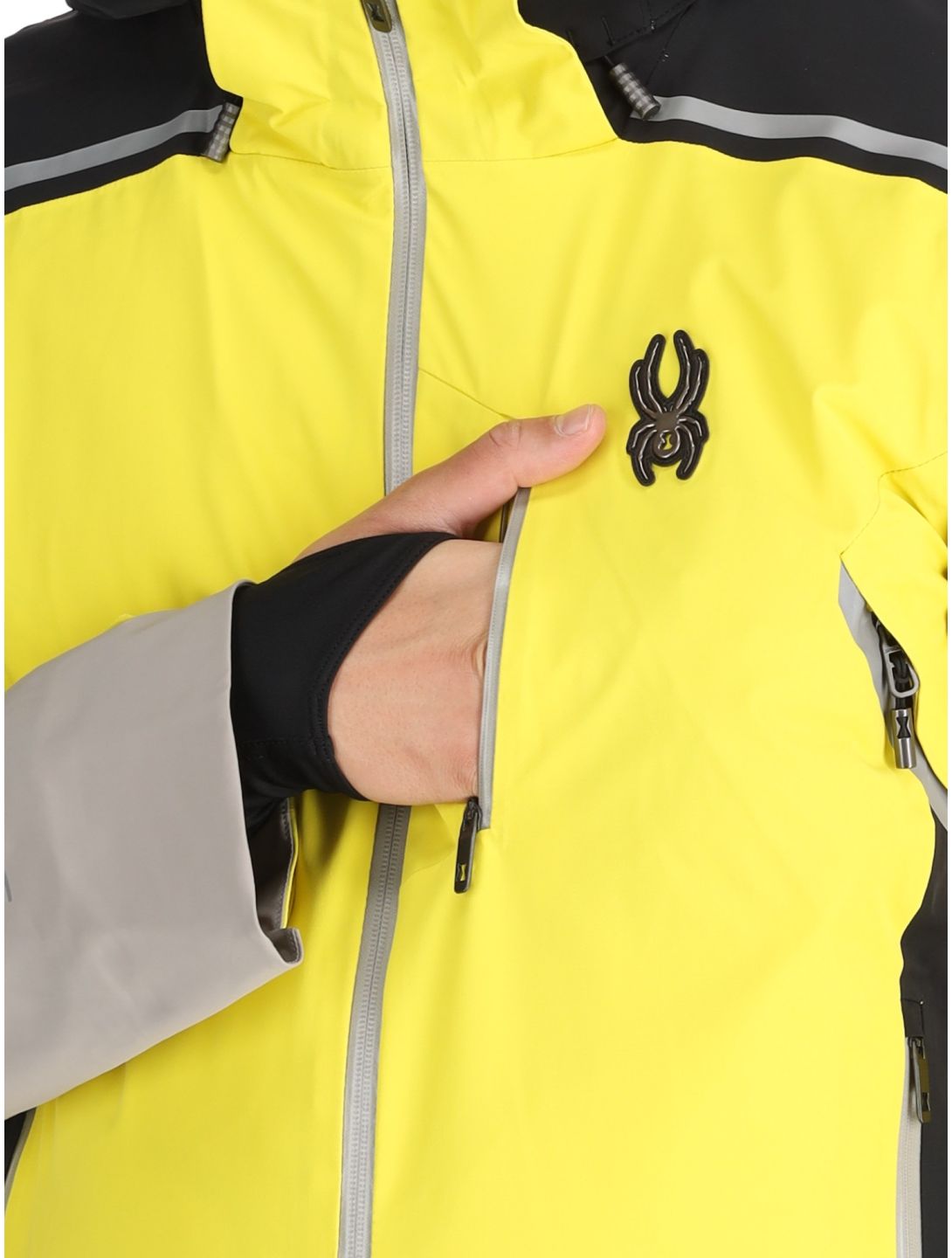 Spyder, Vanqysh chaqueta de esquí hombres Acid Yellow amarillo 