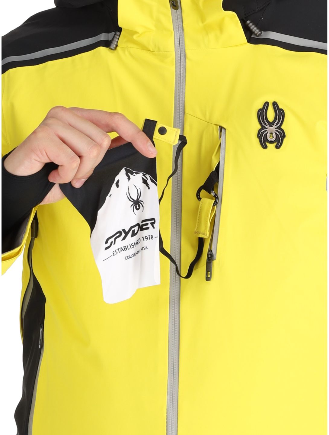 Spyder, Vanqysh chaqueta de esquí hombres Acid Yellow amarillo 