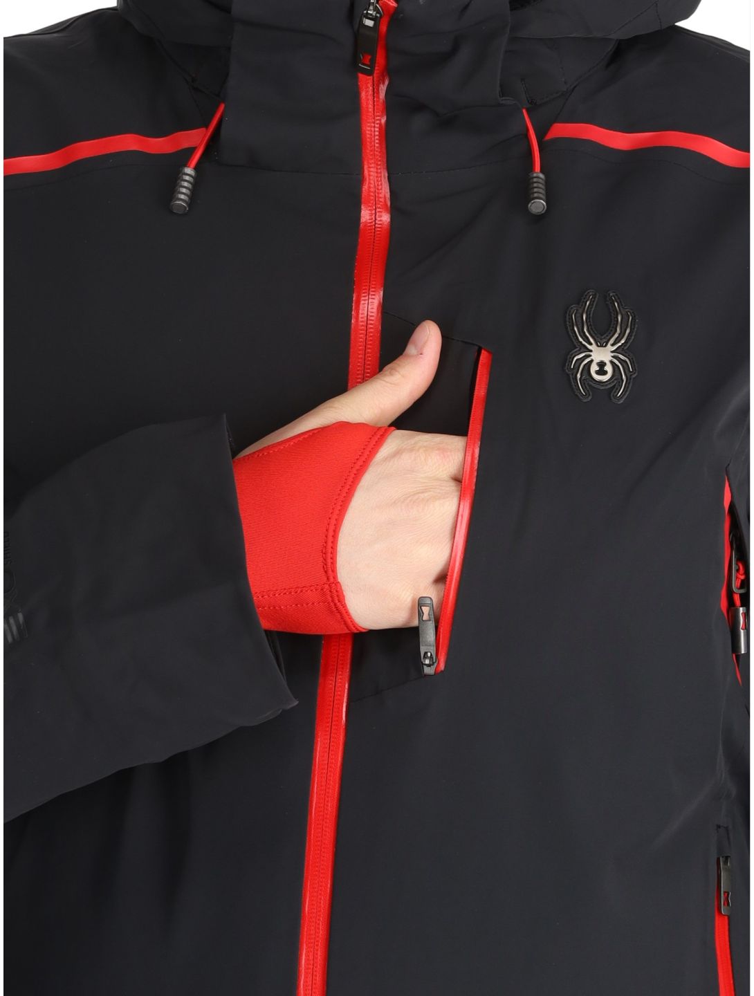 Spyder, Vanqysh chaqueta de esquí hombres Black negro 