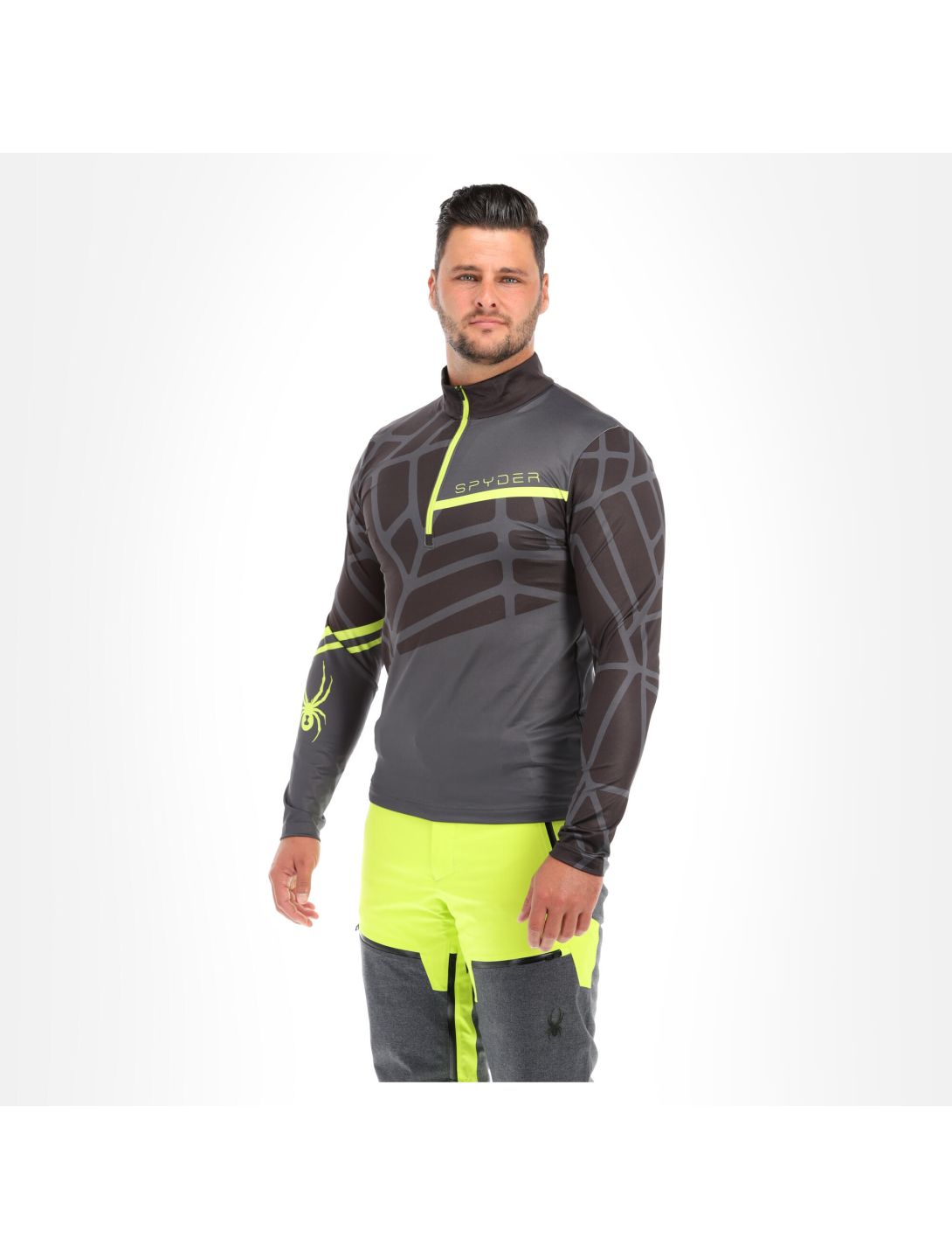 Spyder, Vital jersey hombres gris/negro