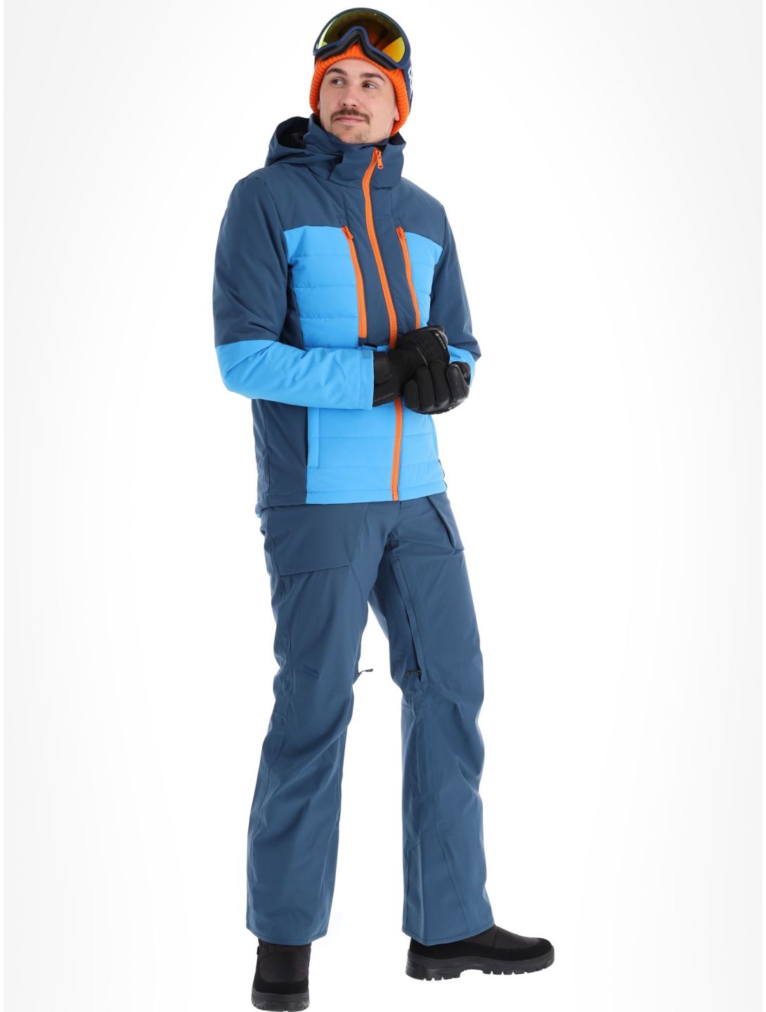 Sun Valley, Doruo chaqueta de esquí hombres Bleu azul 