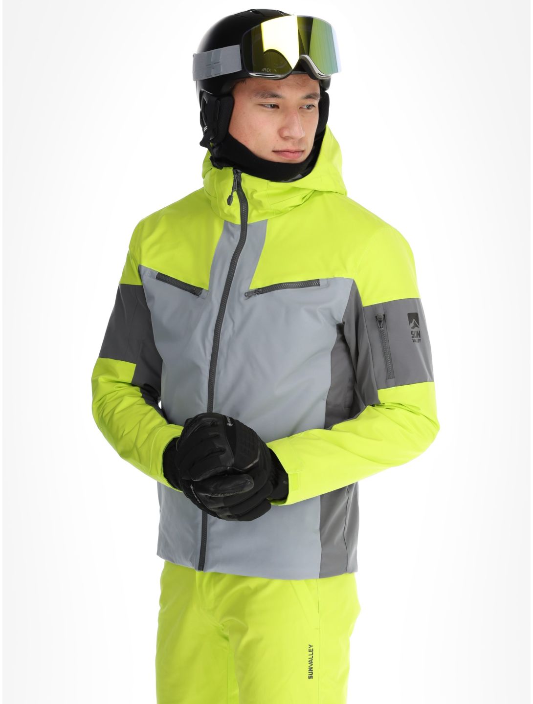 Sun Valley, Draggo chaqueta de esquí hombres Acier gris 