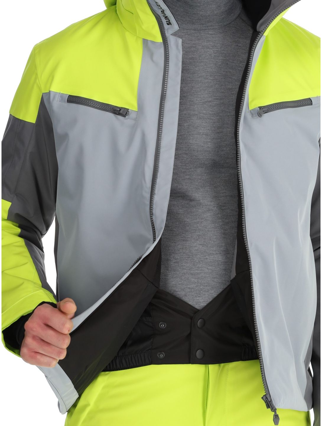 Sun Valley, Draggo chaqueta de esquí hombres Acier gris 